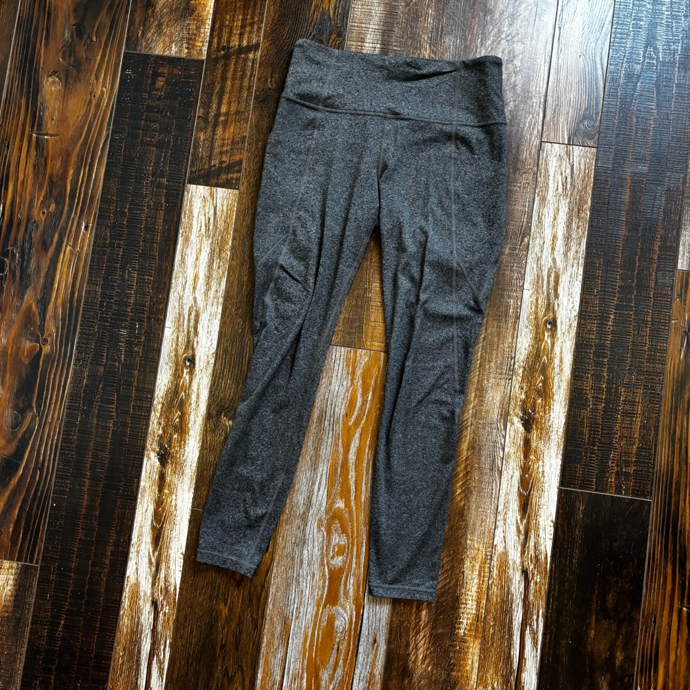 Athleta 7/8 Length Charcoal Leggings